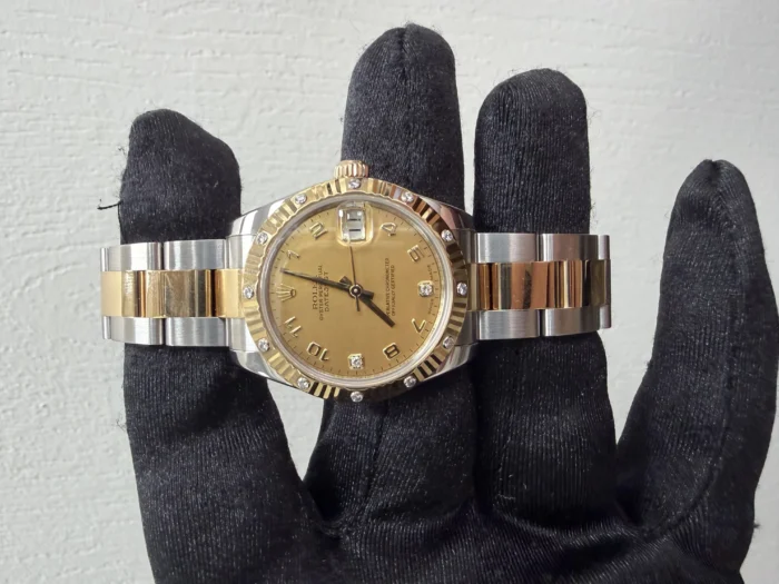 Rolex Datejust Gold MOP Dial on Oyster Ref. 178313 - Image 2