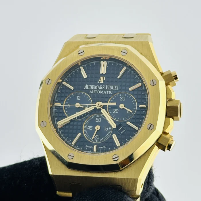 Audemars Piguet Royal Oak Chronograph Blue Dial on Bracelet Ref. 26320BA.OO.1220BA.02 with Papers 2016 - Image 3
