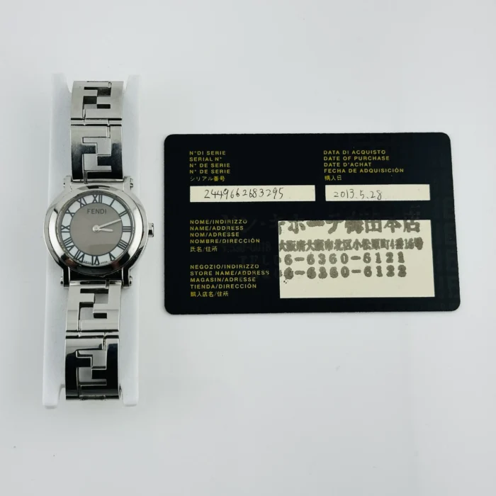 Fendi Orologi MOP Roman Dial Ref. 6100L with Card 2013 - Image 4