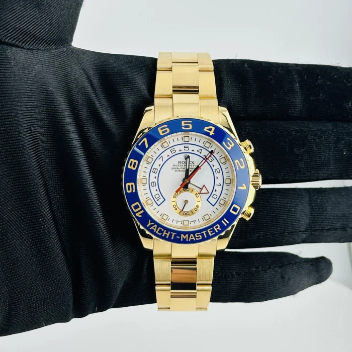 Rolex Yacht-Master II White Dial on Oyster Ref. 116688 with New Style Card (White) 2015 - Image 2