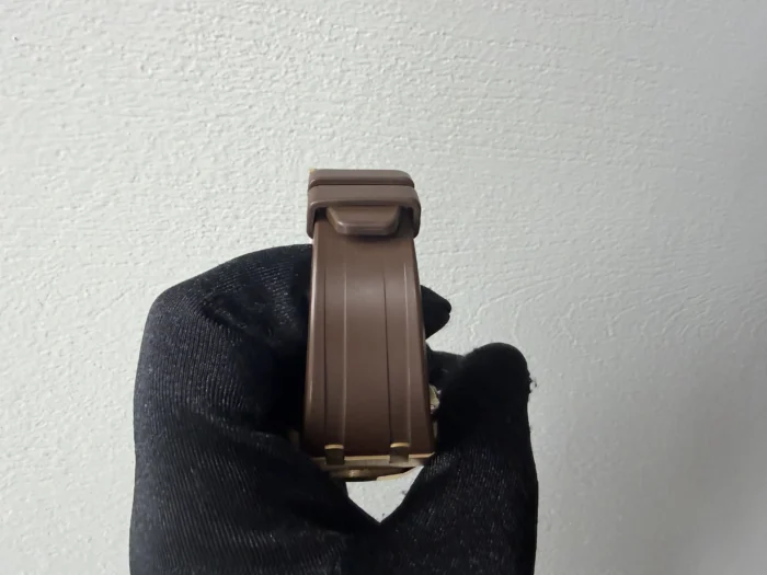 Audemars Piguet Royal Oak Silver Dial on Leather Strap Ref. 26022OR.OO.D098CR.01 - Image 4