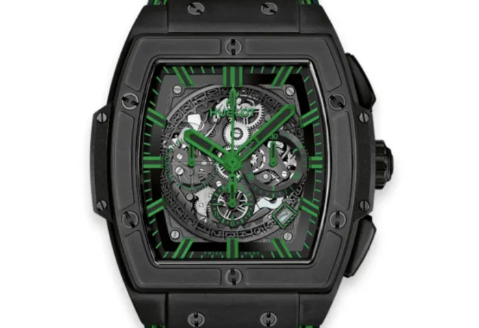 Hublot Spirit of Big Bang B/P Black with Green Markers Dial on Leather/Rubber Ref. 601.CG.0190.LR with Card 2020 - Image 1