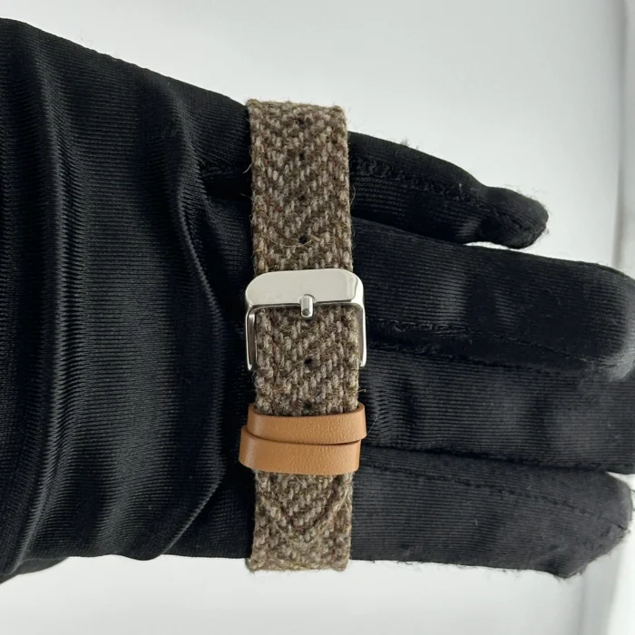 Rolex Oyster Perpetual Champagne Stick Dial on AM Fabric Ref. 6549 - Image 2