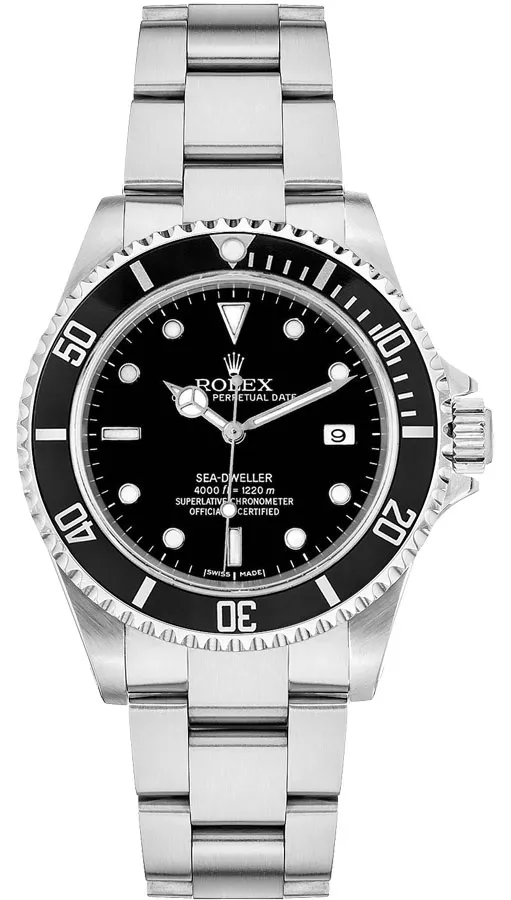 20252205_27g0g23qkkh3v7h4xzyngyz9uh02.webp Rolex Sea-Dweller Black Dial on Oyster Ref. 16600 with Papers 2000 - Image 1