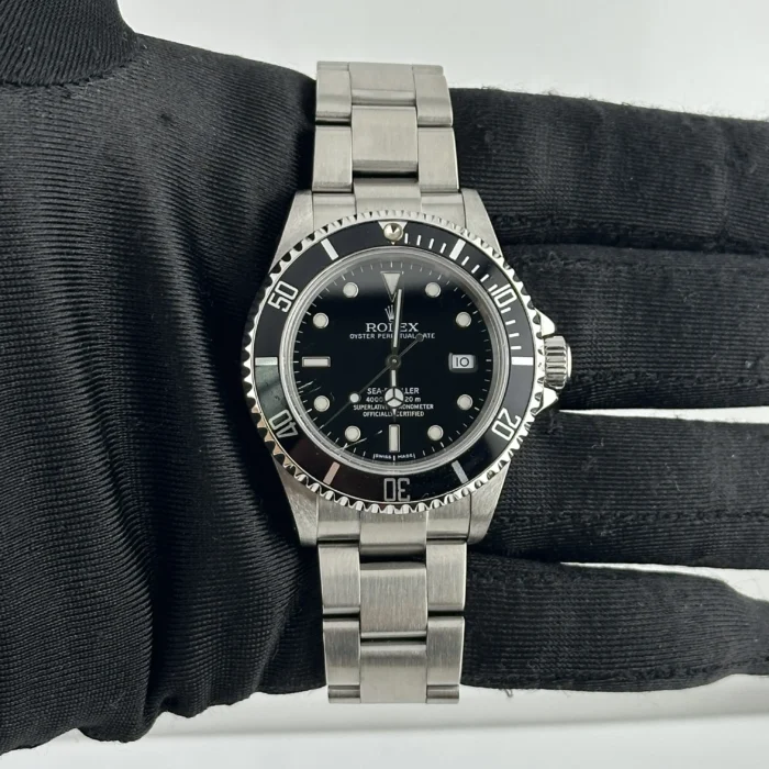 Rolex Sea-Dweller Black Dial on Oyster Ref. 16600 with Papers 2000 - Image 2