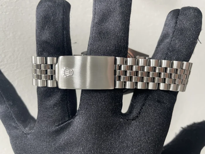 Rolex Datejust Silver Linen Dial on Jubilee Ref. 16014 - Image 3