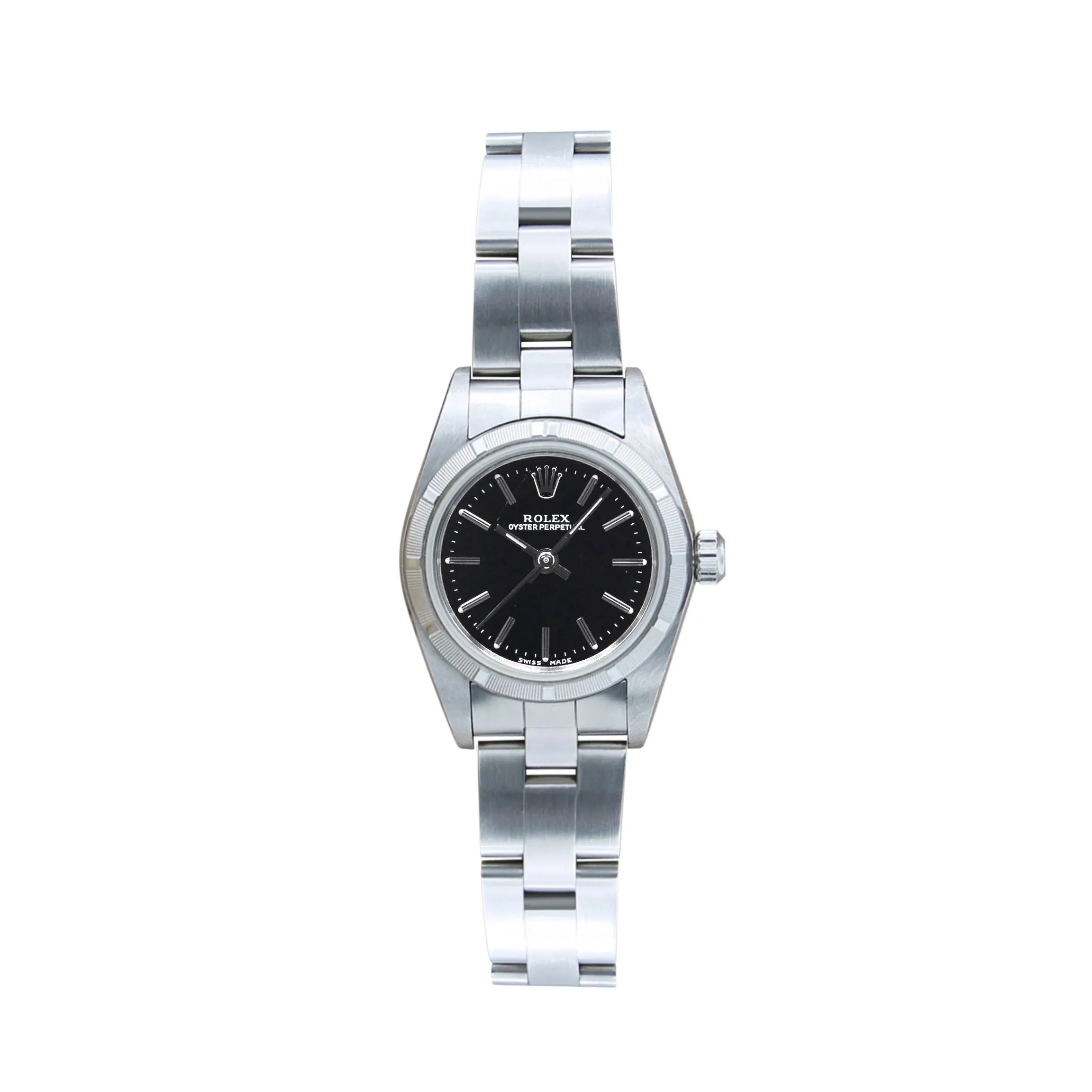 20252219_5q4bl1iit9p88frnkv8yid1rj01s.webp Rolex Oyster Perpetual Black Dial on Oyster Ref. 76030 with Papers 2001 - Image 1