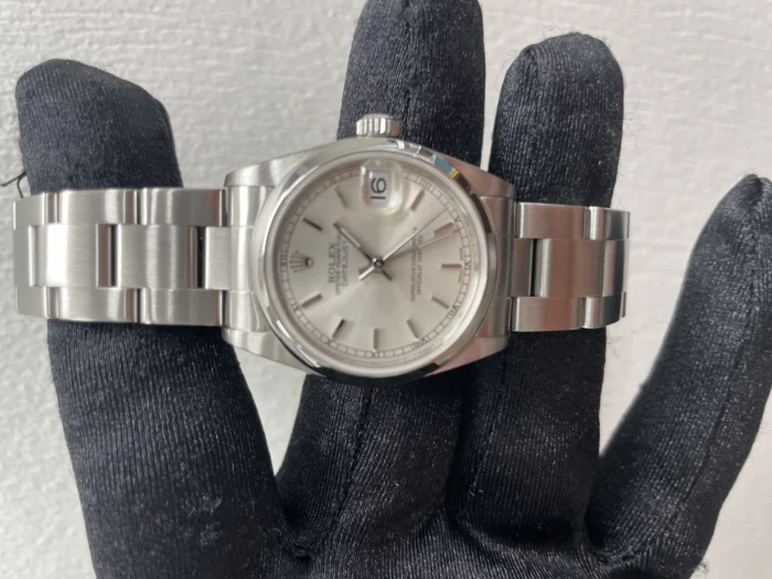 Rolex Datejust Silver Dial on Oyster Ref. 78240 with Papers 2001 - Image 2