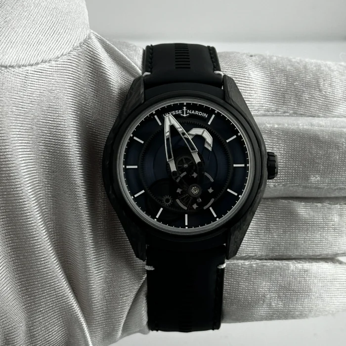 Ulysse Nardin Freak X Yoshida LE Blue Dial on Rubber with Leather Ref. 2303-270LE-3A-YOSH with Card 2025 - Image 2