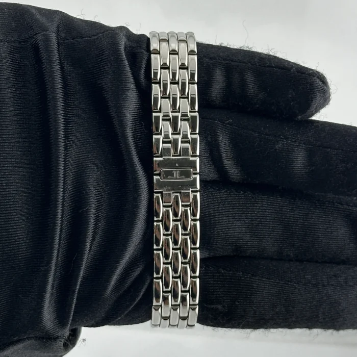 Jaeger-LeCoultre Reverso B/M White Arabic Dial on 5 Row Links Ref. 201.8.47 with Manuals Only - Image 4