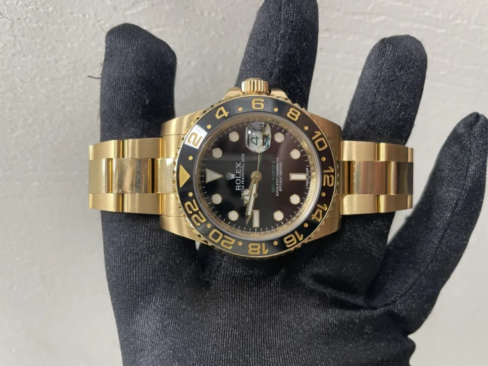 Rolex GMT-Master II Black Dial on Oyster Ref. 116718LN with New Style Card (White) 2016 - Image 2