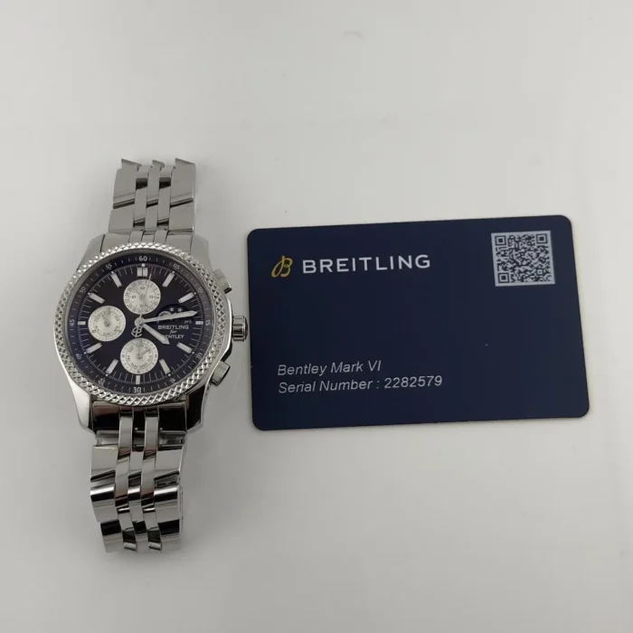 Breitling Bentley Mark Vi B&P Brown Dial Ref. P19362 with Card - Image 5