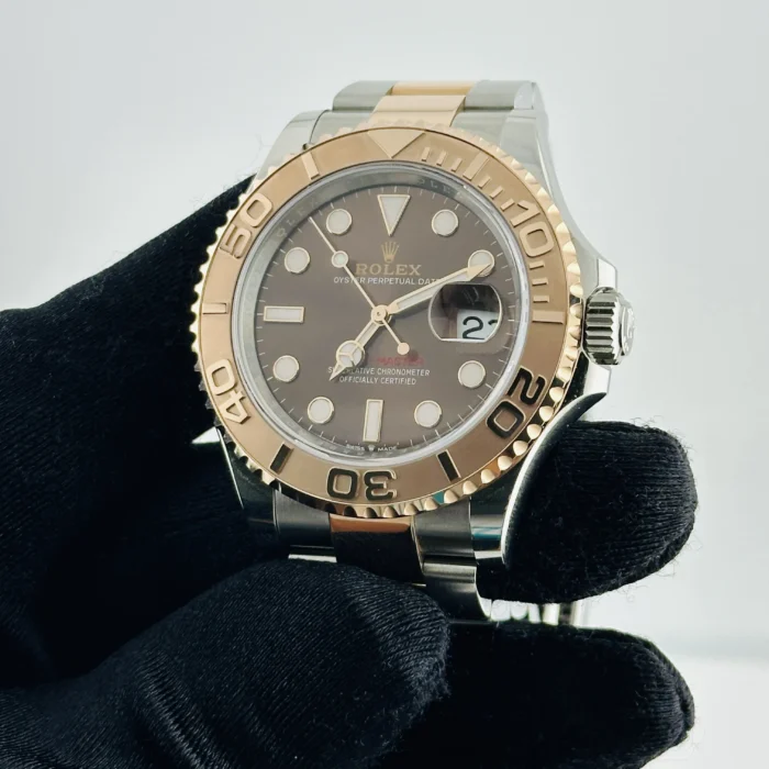 Rolex Yacht-Master Chocolate Dial on Oyster Ref. 126621 with Card (New Style Green) 2024 - Image 3