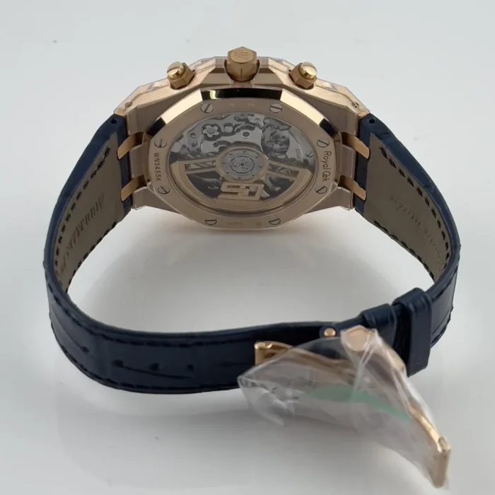 Audemars Piguet Royal Oak Chrono Blue Dial on Leather Ref. 26240OR.OO.D315CR.02 with Card 2022 - Image 4