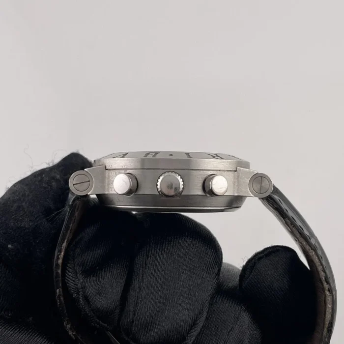 BVLGARI Rattrapante Factory Dial on Leather Ref. CH40PL - Image 5