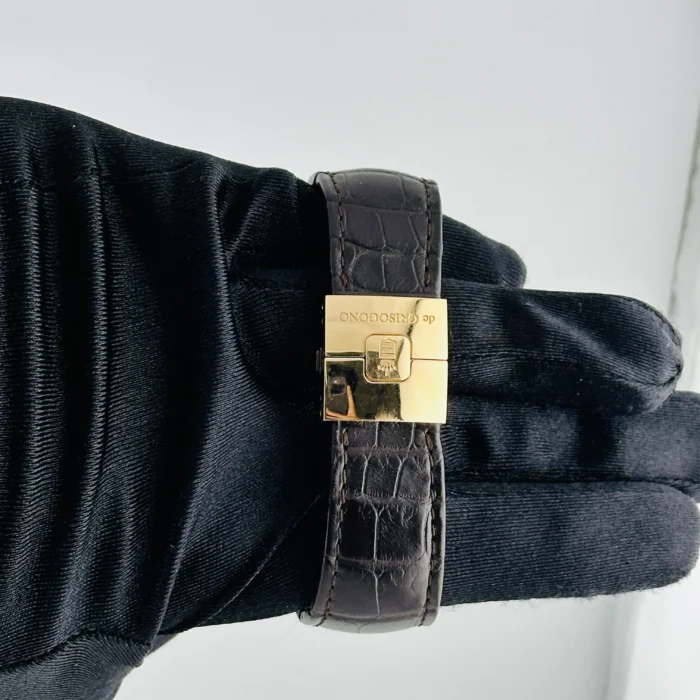 De Grisogono Instrumento Wood Dial on Leather Ref. AU750 - Image 3