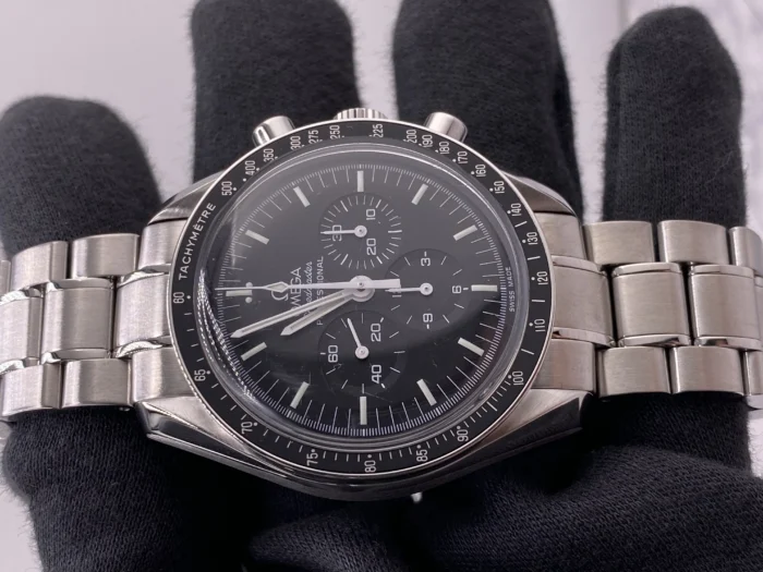 Omega SpeedMaster Black Index Dial on Stainless Steel Bracelet Ref. 3570.50.00 with Card 2013 - Image 3
