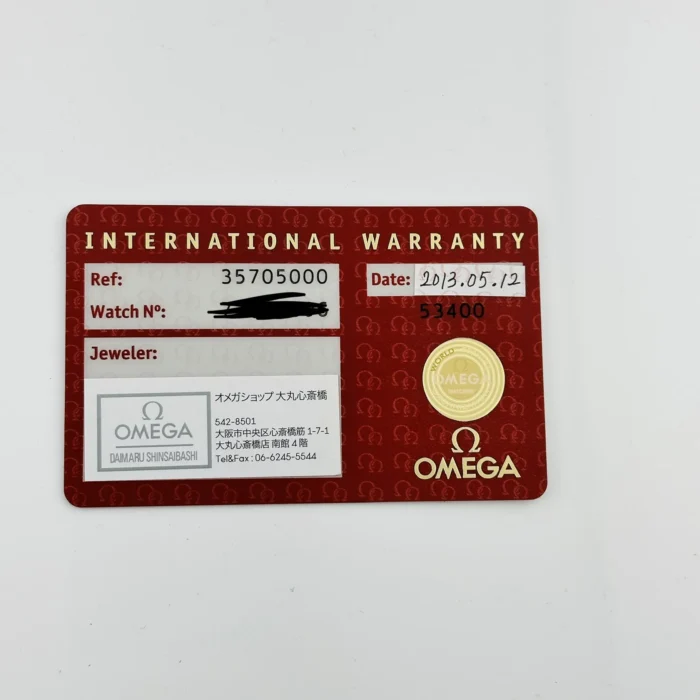 Omega SpeedMaster Black Index Dial on Stainless Steel Bracelet Ref. 3570.50.00 with Card 2013 - Image 7