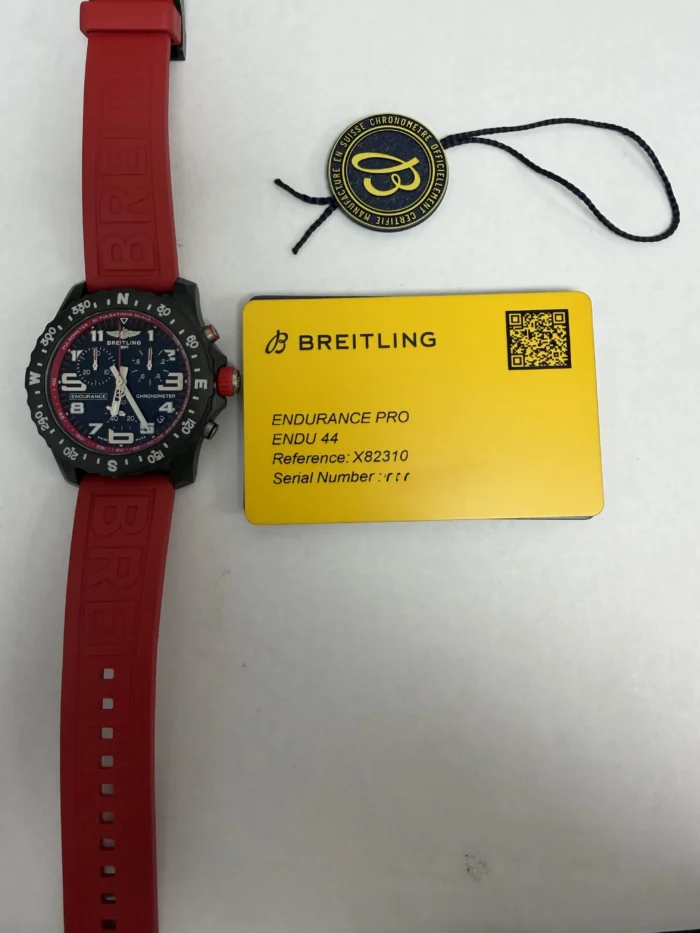 Breitling Endurance Pro Black Dial on Rubber Strap Ref. X82310D91B1S1 with Card 2026 - Image 5