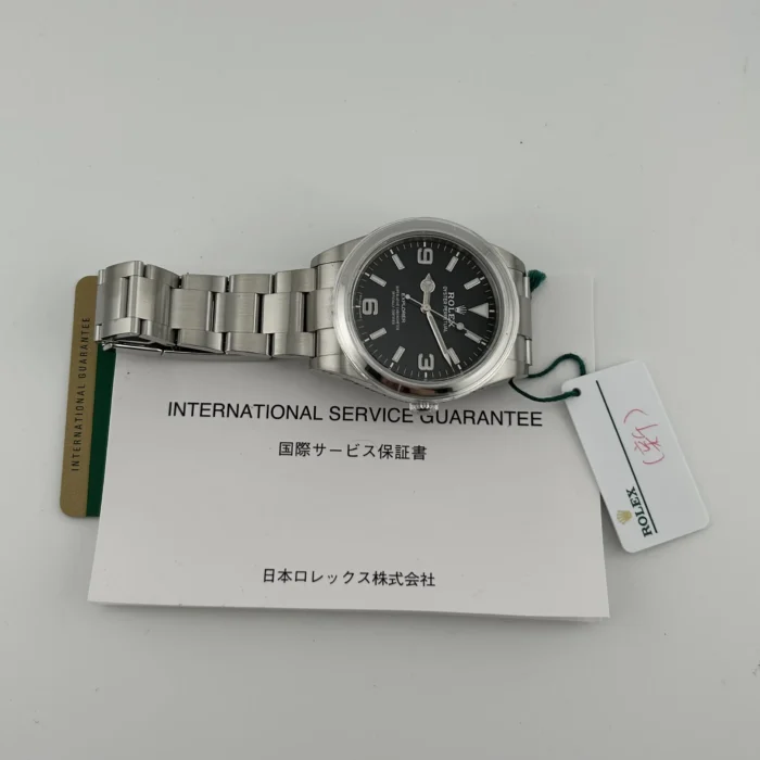 Rolex Explorer I Black Dial on Oyster Ref. 214270 with Card 2016 - Image 7
