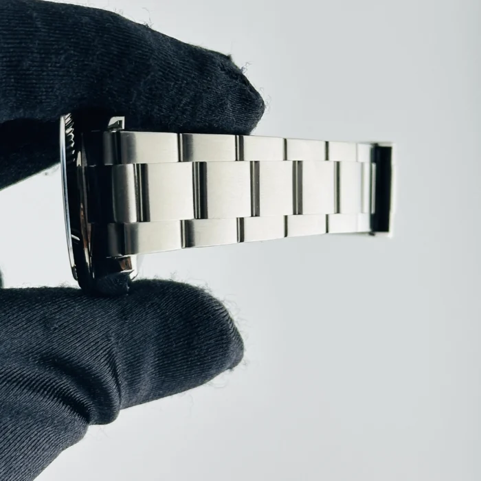 Rolex Air-King Silver 3,6,9 / Blue Markers Dial on Oyster Bracelet Ref. 114234 - Image 6