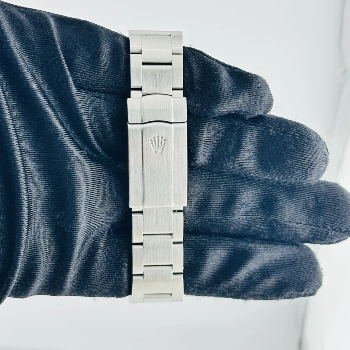 Rolex Air-King Silver 3,6,9 / Blue Markers Dial on Oyster Bracelet Ref. 114234 - Image 5