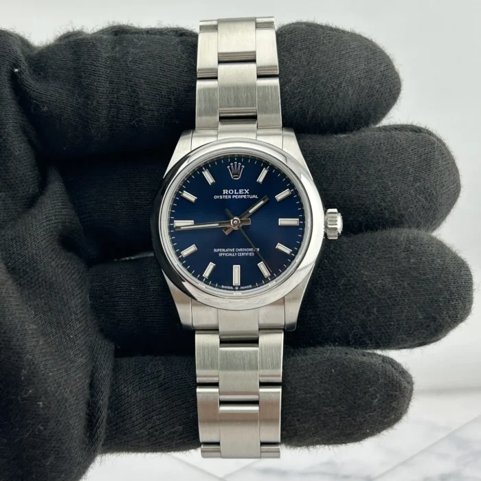 Rolex Oyster Perpetual 31 Blue Dial on Stainless Steel Ref. 277200 - Image 2