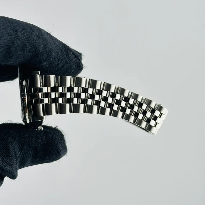 Rolex Datejust AM Pink MOP Diamond Dial on D-Link Jubilee Bracelet Ref. 68240 - Image 4