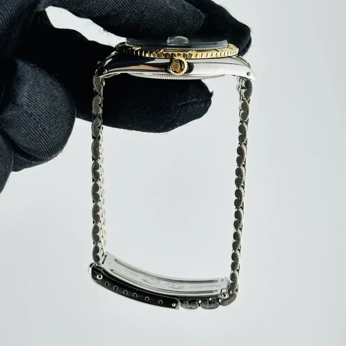 Rolex Datejust Turnograph Champagne Stick / Has Spots Dial on Folded Jubilee Bracelet Ref. 1625 - Image 7