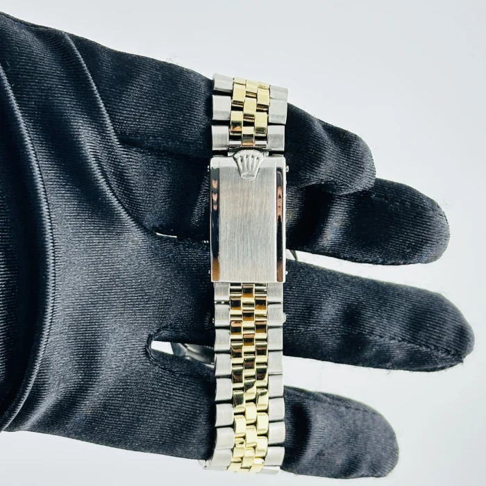 Rolex Datejust Turnograph Champagne Stick / Has Spots Dial on Folded Jubilee Bracelet Ref. 1625 - Image 5