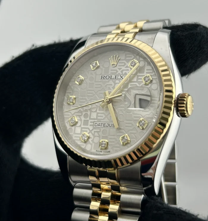 Rolex Datejust Anniversary Diamond Dial Dial on D-Link Jubilee Ref. 116233 with Card (New Style White) 2018 - Image 3