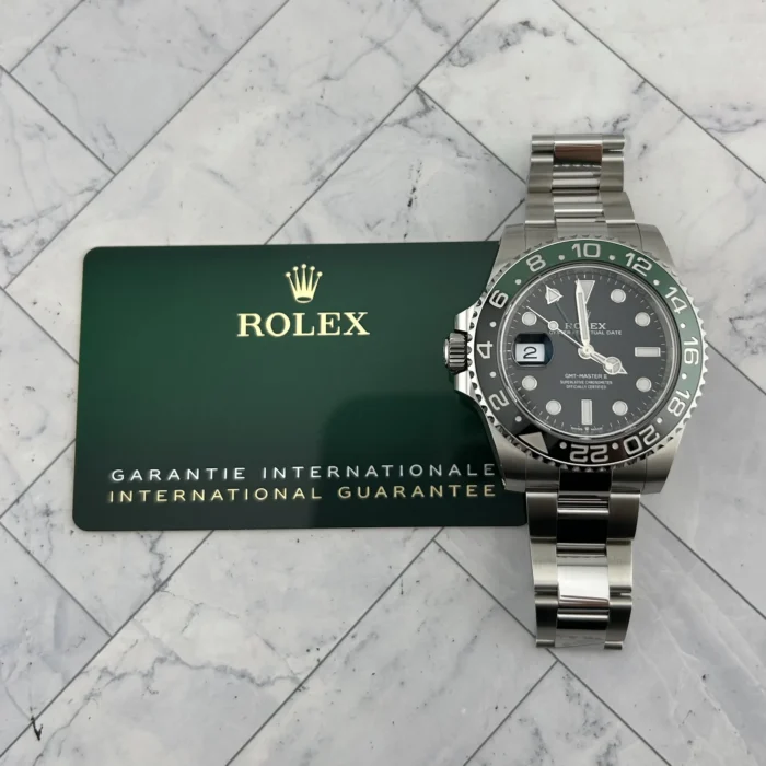 Rolex GMT-Master II "Sprite" Black Dial on Oyster Ref. 126720VTNR with Card (New Style Green) 2026 - Image 7
