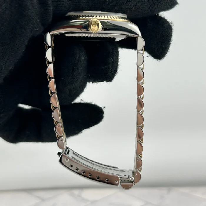 Rolex Datejust Champagne Stick Dial on D-Link Jubilee Ref. 68273 - Image 6