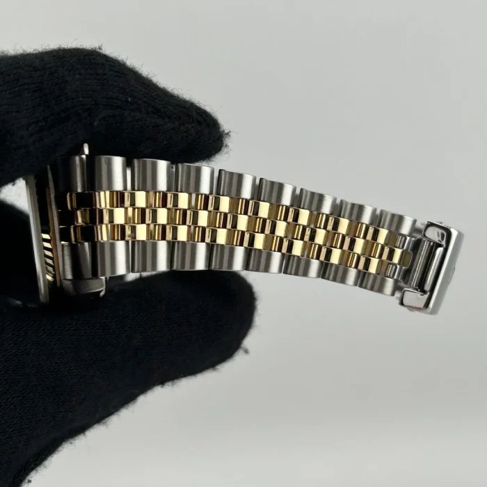 Rolex Datejust Champagne Stick Dial on D-Link Jubilee Ref. 68273 - Image 5