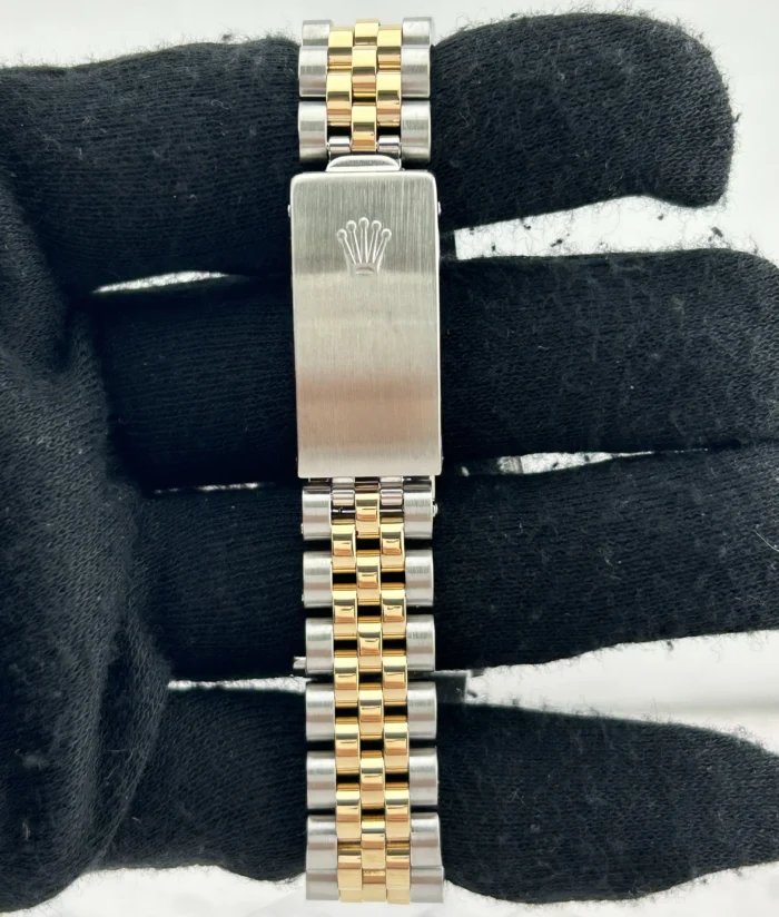 Rolex Datejust Champagne Stick Dial on D-Link Jubilee Ref. 68273 - Image 4