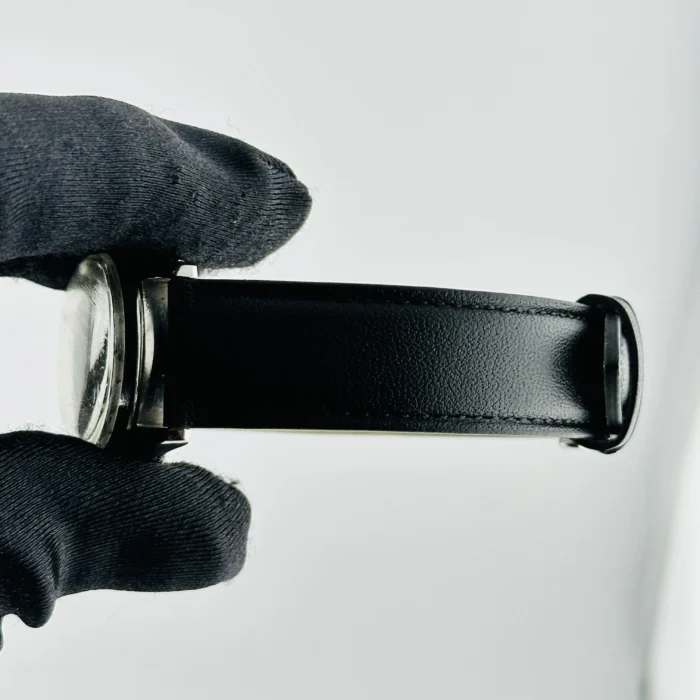 Rolex Oyster Speed-King Silver Stick / Has Spots, Faded Dial on Generic Leather Band Ref. 4220 - Image 4