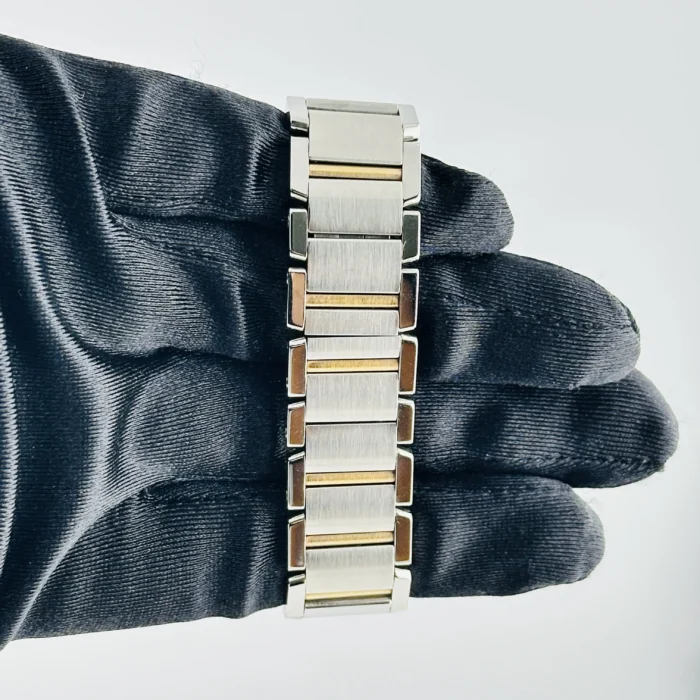 Cartier Tank Francaise Midsize White Roman Dial on 2-Tone Ref. 2465 - Image 4
