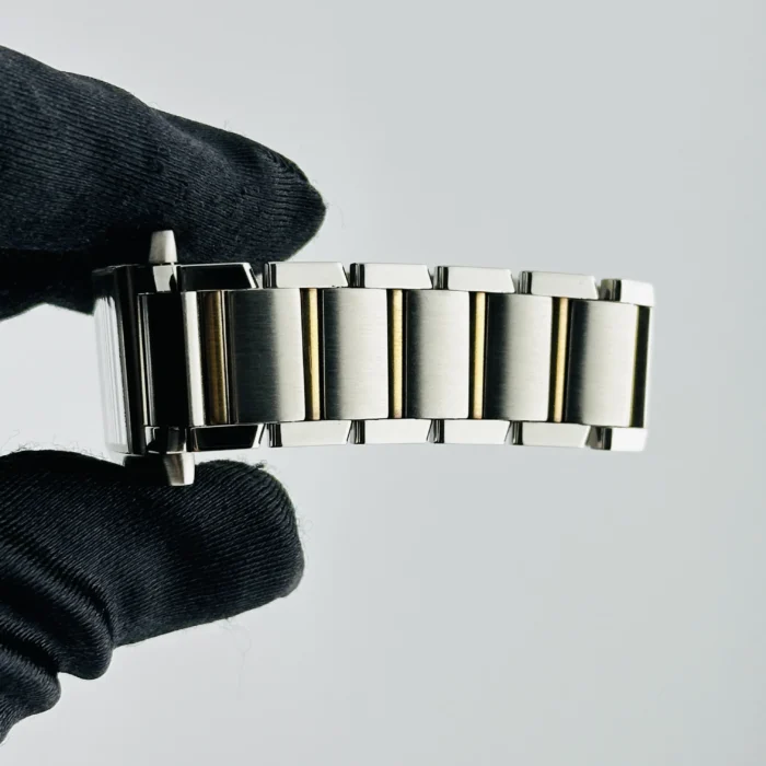 Cartier Tank Francaise Midsize White Roman Dial on 2-Tone Ref. 2465 - Image 5