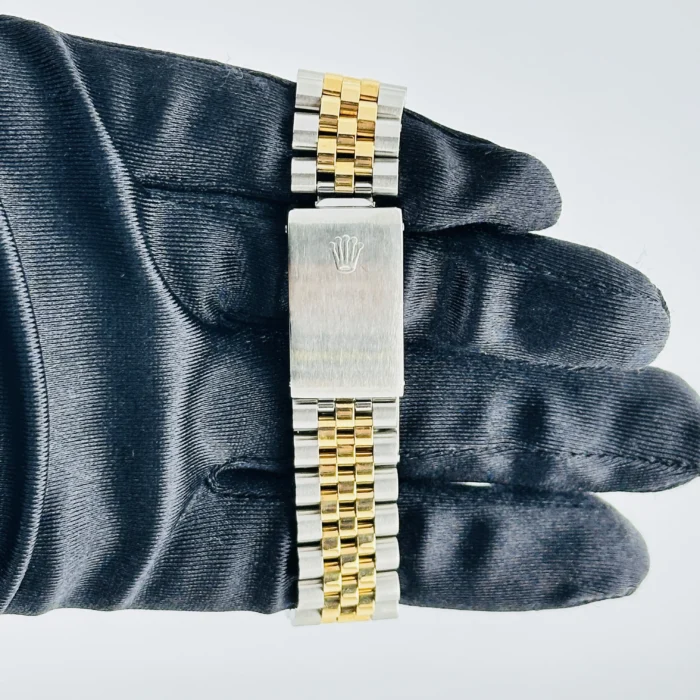 Rolex Datejust Champagne Anniversary Diamond Dial Dial on D-Link Jubilee Bracelet Ref. 16233G - Image 4