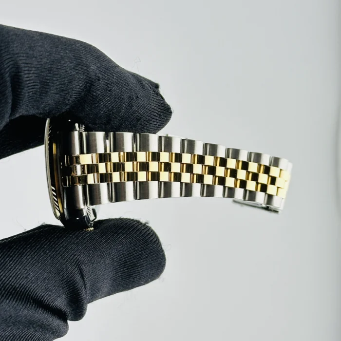 Rolex Datejust White Roman Dial on D-Link Jubilee Bracelet Ref. 68273 - Image 5