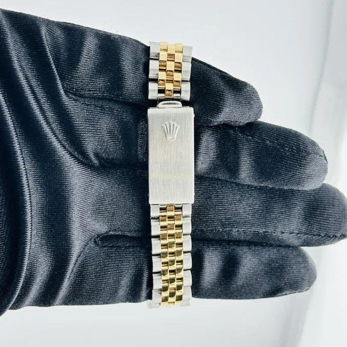 Rolex Datejust White Roman Dial on D-Link Jubilee Bracelet Ref. 68273 - Image 4