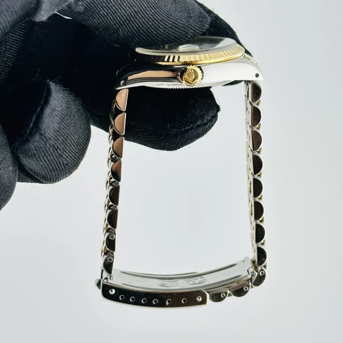 Rolex Datejust White Roman Dial on D-Link Jubilee Bracelet Ref. 68273 - Image 6