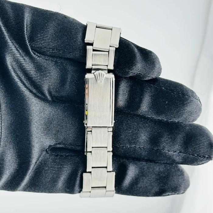 Rolex Oyster Perpetual Date Silver Stick / Has Spots Dial on Oyster Rivet Bracelet Ref. 1501 - Image 4