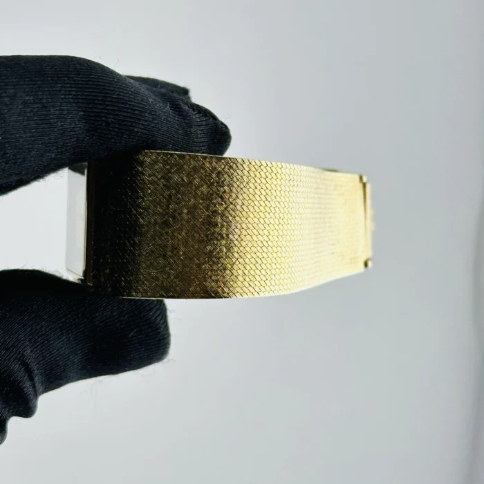 Omega Vintage Cocktail Gold Linen Stick Dial on Mesh Ref. 19130063913006 - Image 4