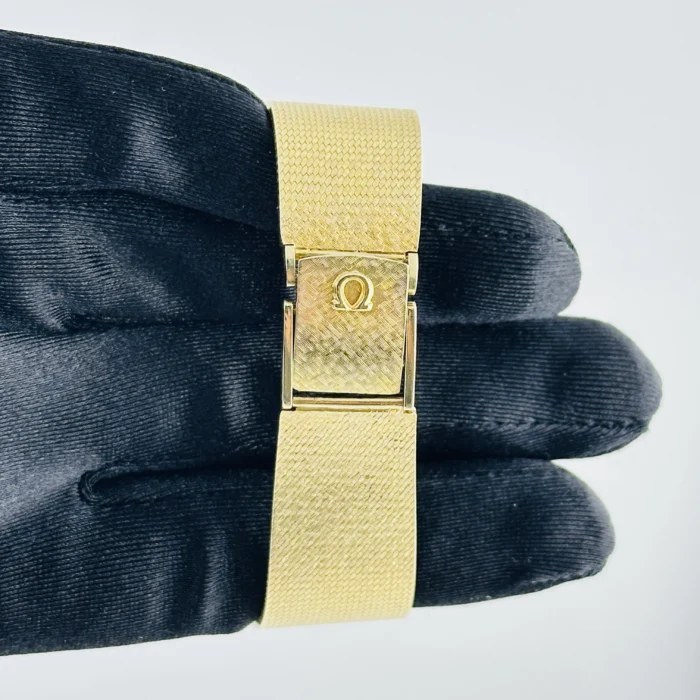 Omega Vintage Cocktail Gold Linen Stick Dial on Mesh Ref. 19130063913006 - Image 3