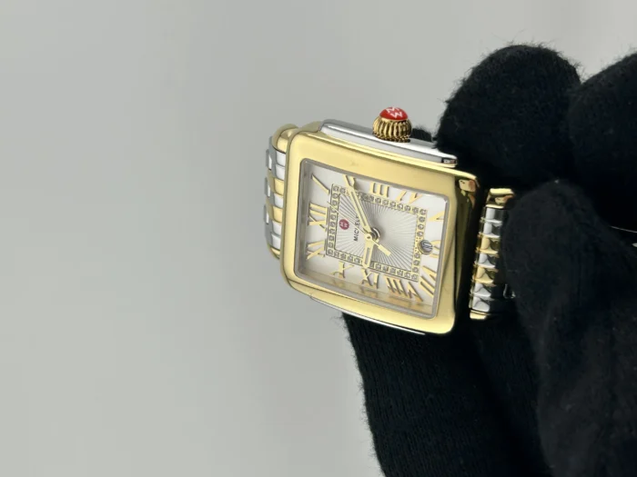 Michele Deco Madison Silver Set with Diamonds Dial Ref. MWW06G000013 with Card - Image 3