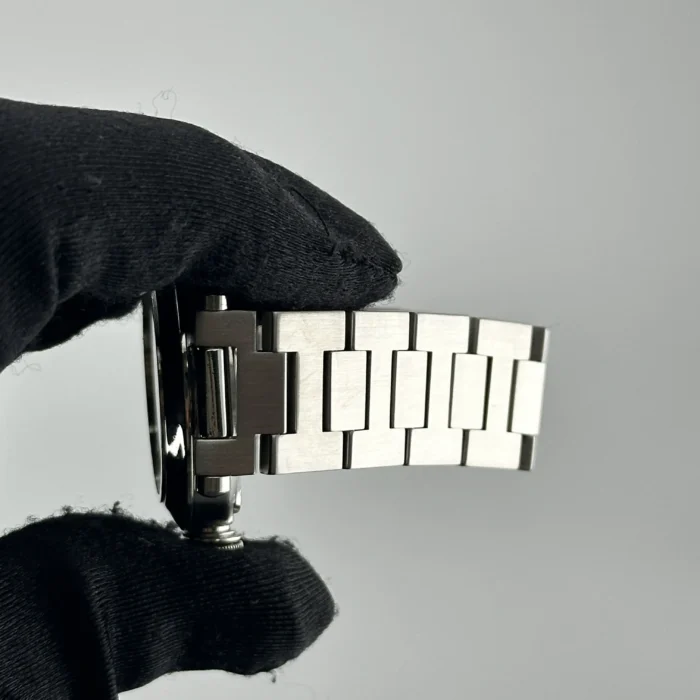 Cartier Pasha C White Arabic w Gold Markers Dial on Stainless Steel Bracelet Ref. 2324 - Image 5