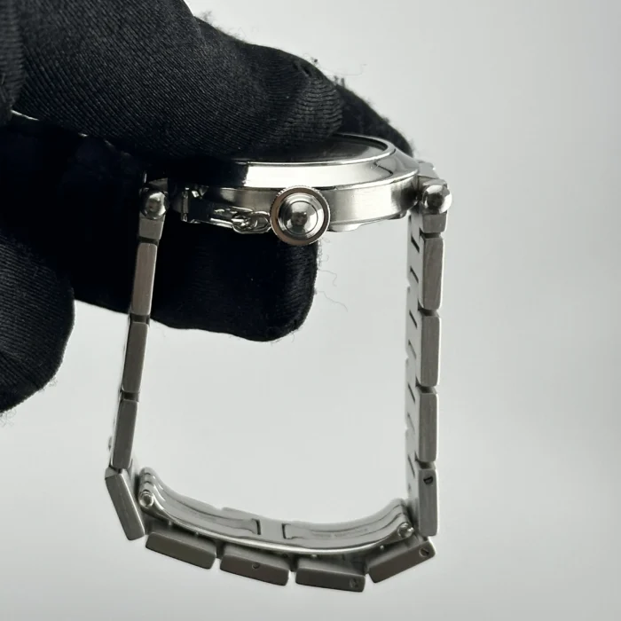 Cartier Pasha C White Arabic w Gold Markers Dial on Stainless Steel Bracelet Ref. 2324 - Image 6