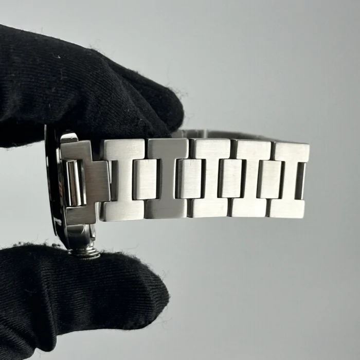 Cartier Pasha C White Arabic w Gold Markers Dial on Stainless Steel Bracelet Ref. 2324 - Image 5
