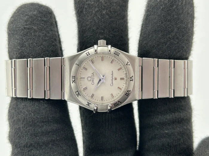 Omega Constellation White Dial on Stainless Steel Bracelet Ref. 1572.30 with Card 2004 - Image 2